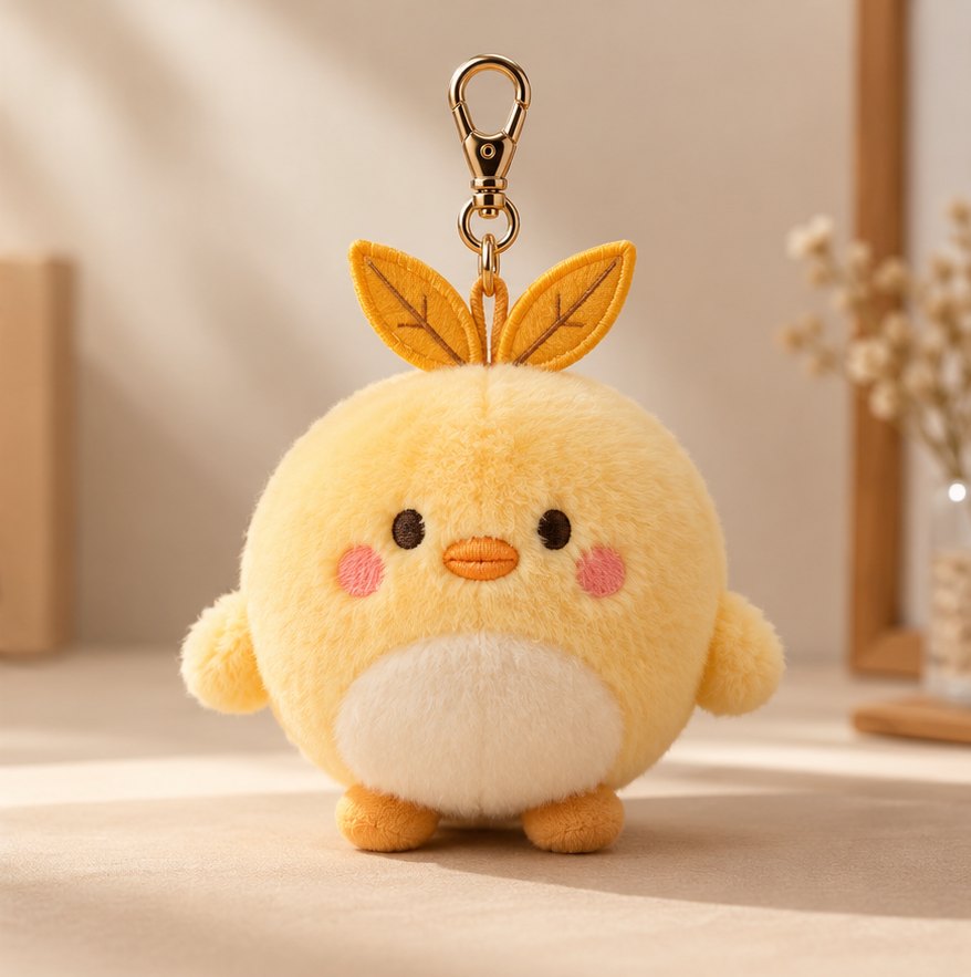 Plush Bag Charm — Sprout Chick